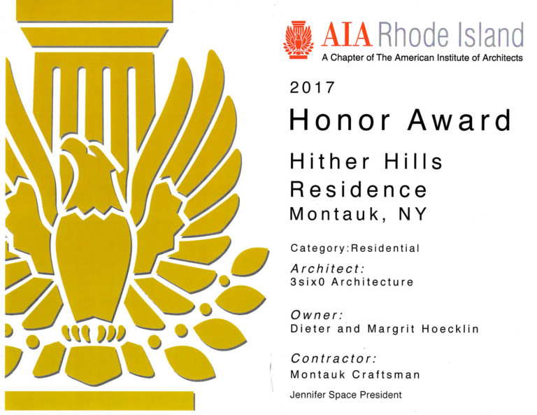 2 New RIAIA Awards for 3six0 Architecture